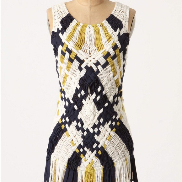 Anthropologie Tops - NWOT Anthropology fiets voor 2 Macrame tunic